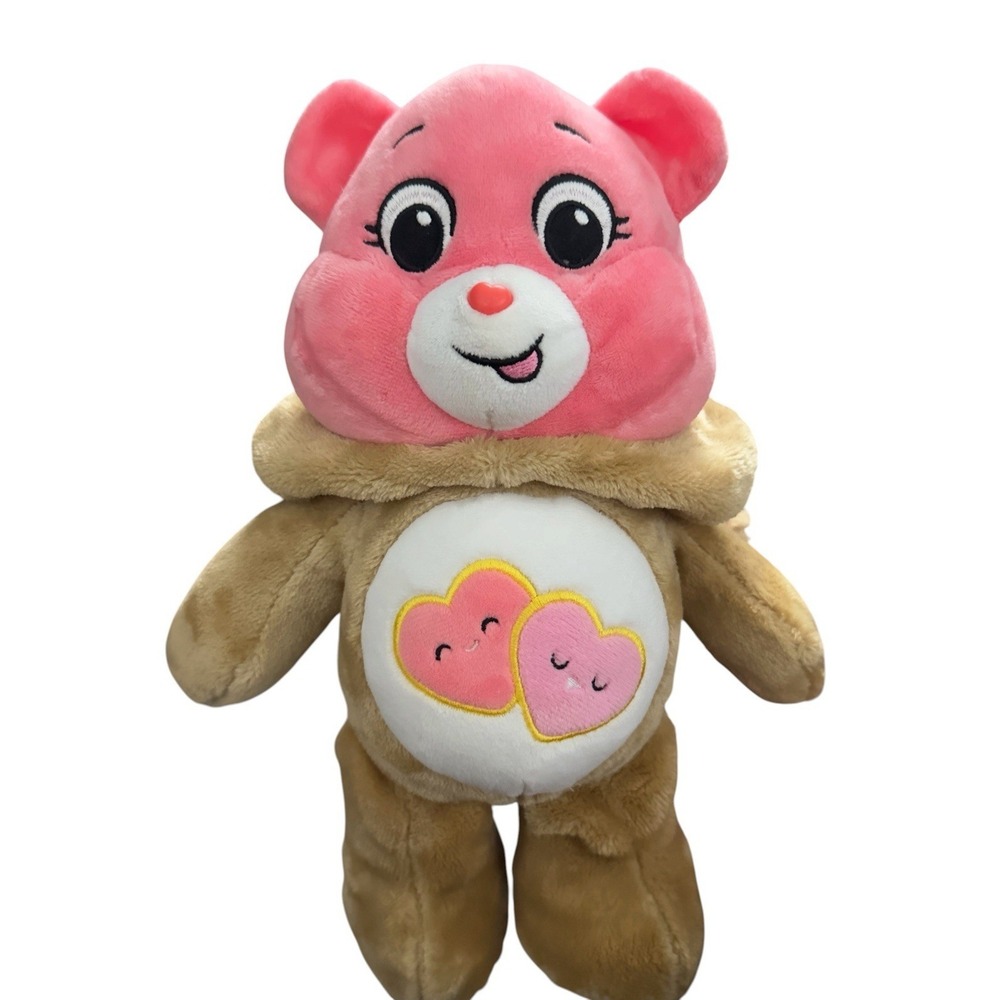 Care Bear Pink Hoodie Unlock Magic Squirrel Plush 12" Stuffed Animal - Picture 6 of 7